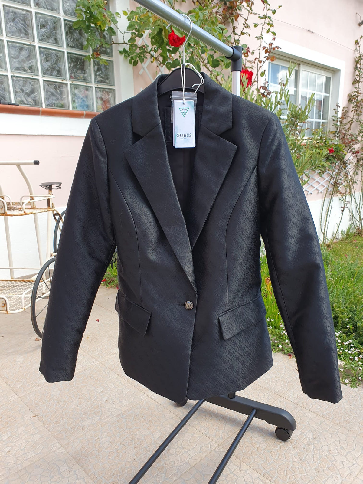 Blazer Guess Monogramme Noir — Taille XS