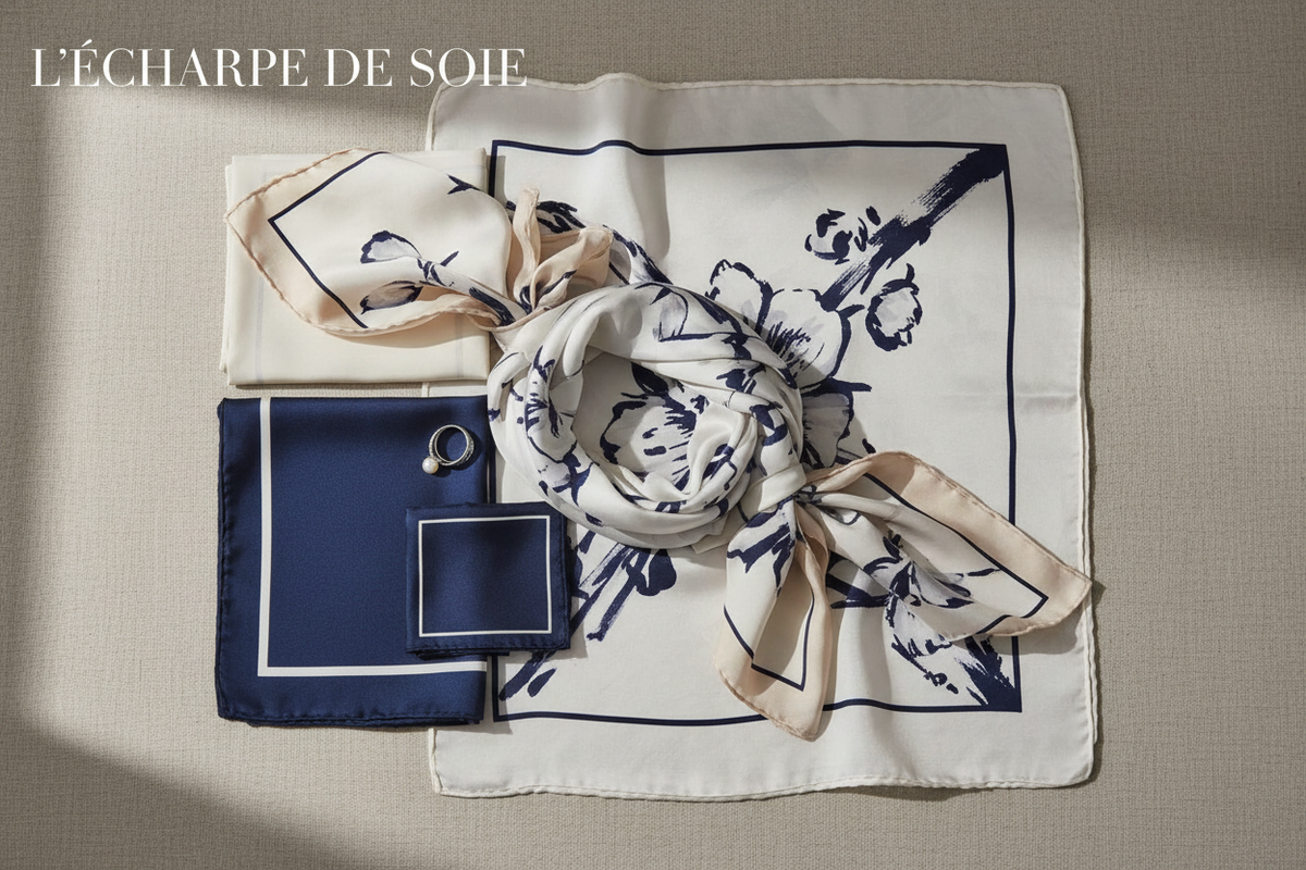 Carrés & Foulards — tons neutres