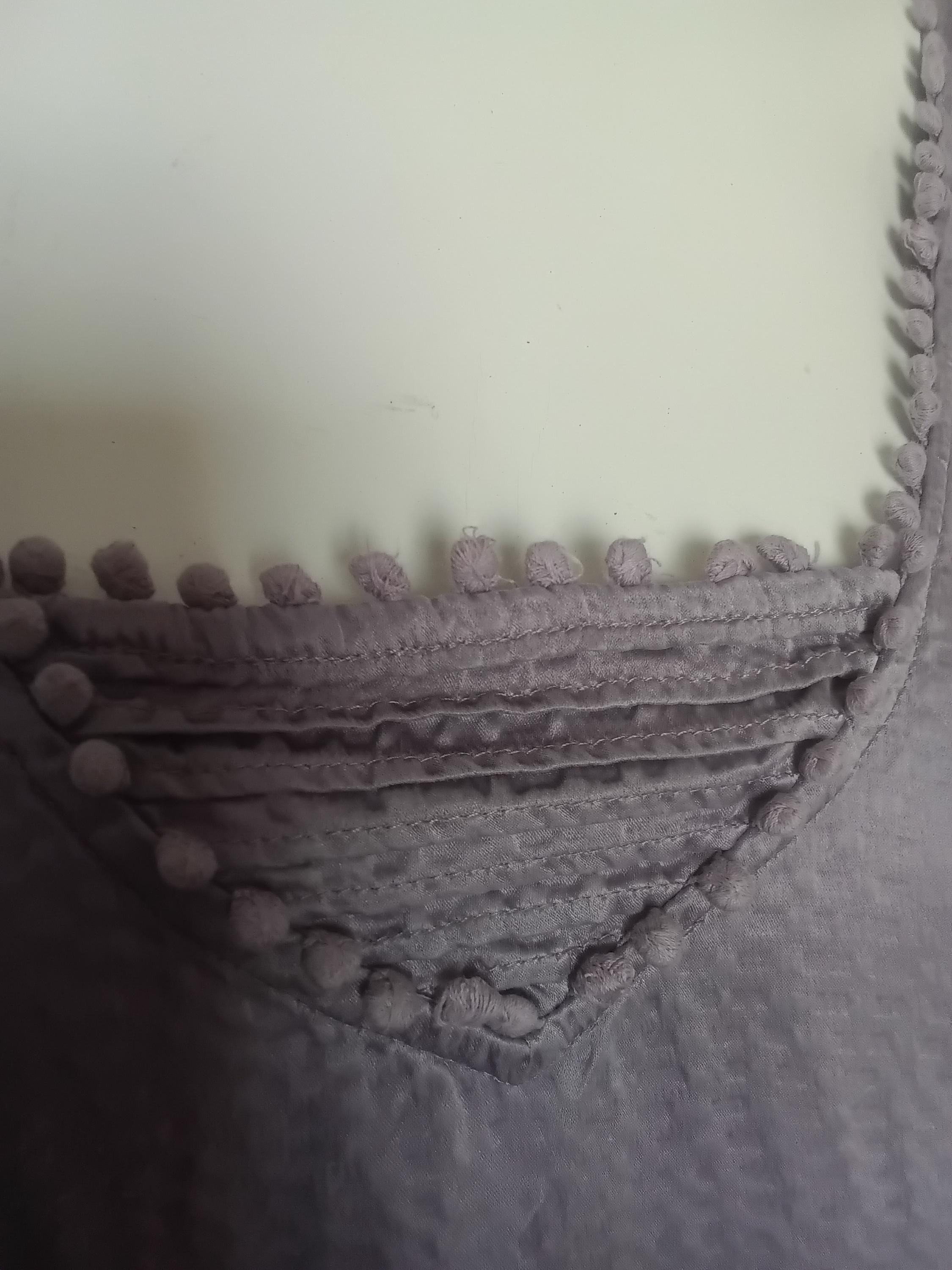 Vintage Robe en soie Lilas gris irisé des années 2000 — Taille 36 FR