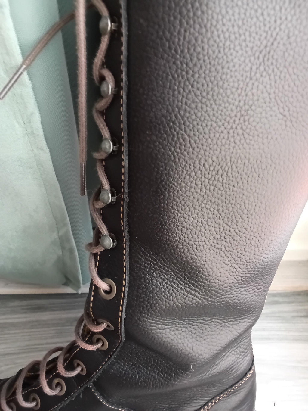 Vintage Bottes à lacets en cuir The ART Compagny