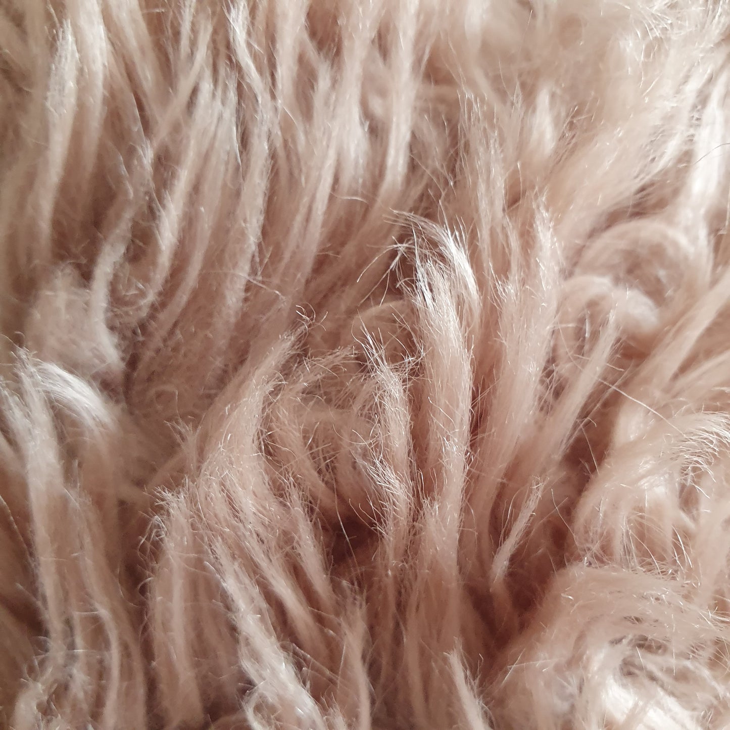 Veste courte effet poils Vieux Rose — La Fée Maraboutée (T. 38)