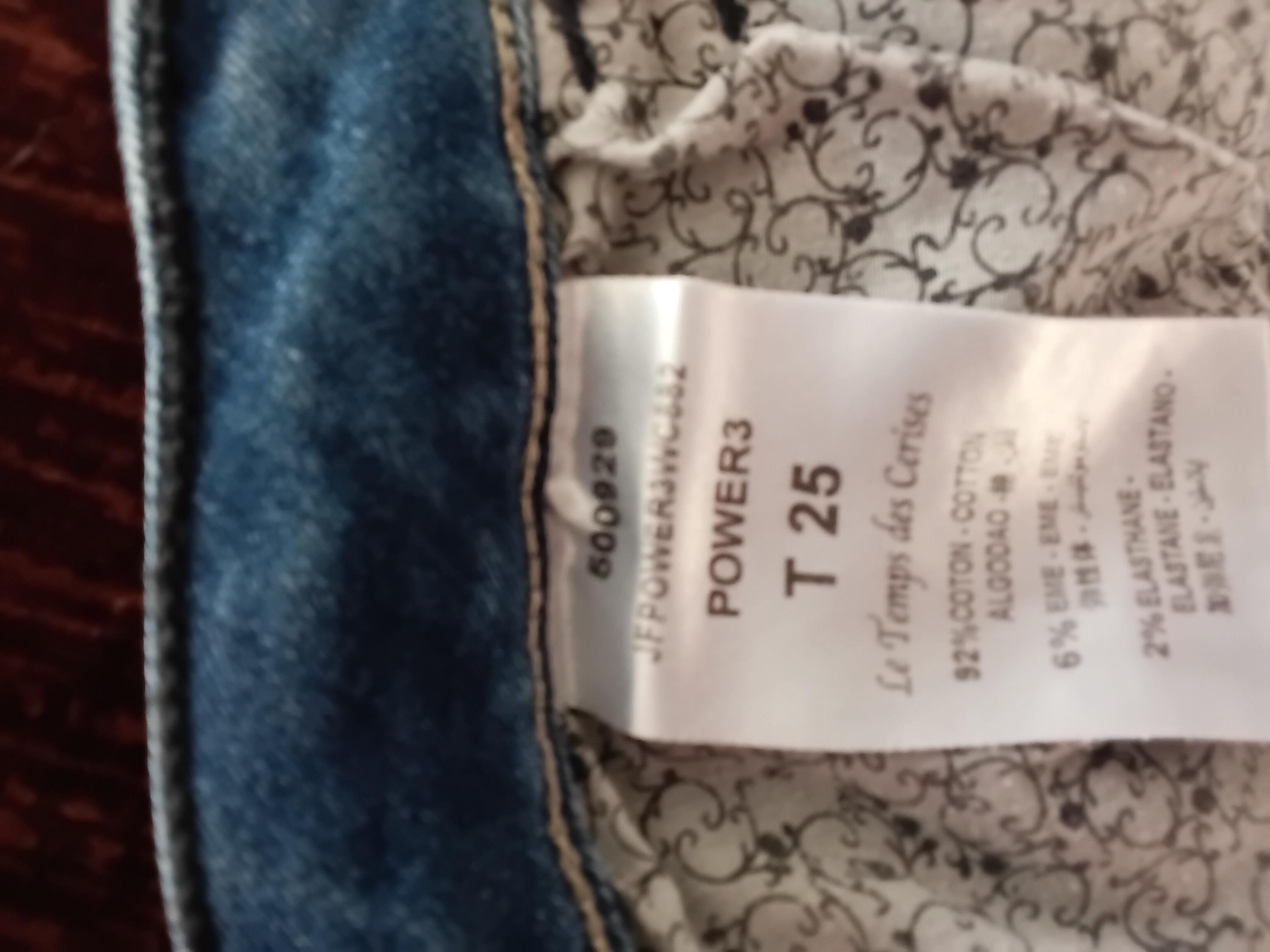 Jean Skinny Vintage Le Temps des Cerises — Denim Extensible — Taille 25