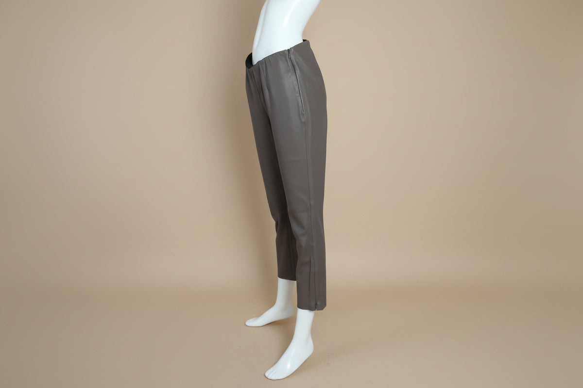 Alba Moda Leggings aus Lammnappa taupe — Größe 36 FR