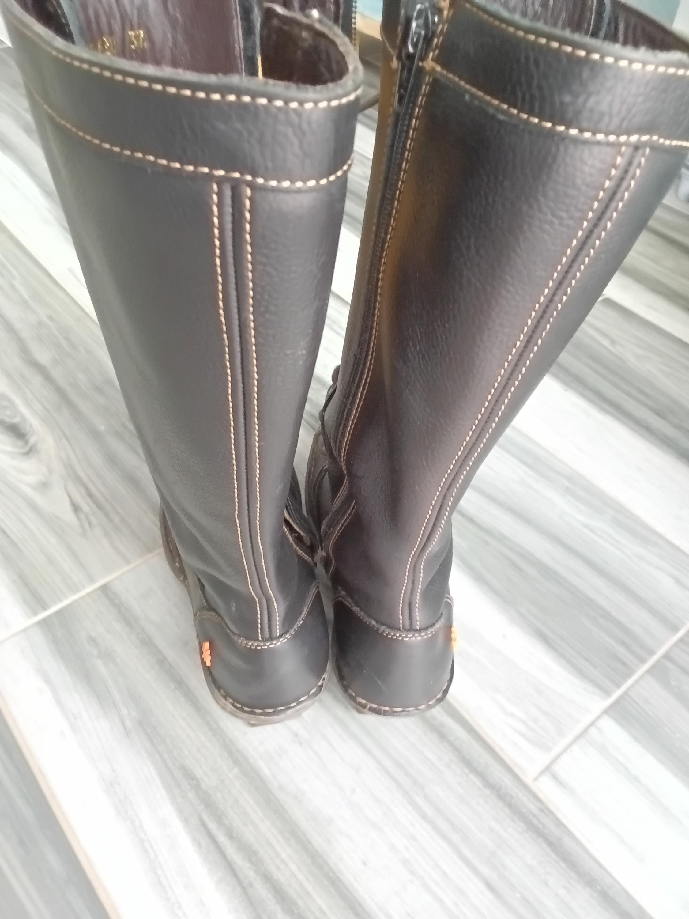 Vintage Bottes à lacets en cuir The ART Compagny