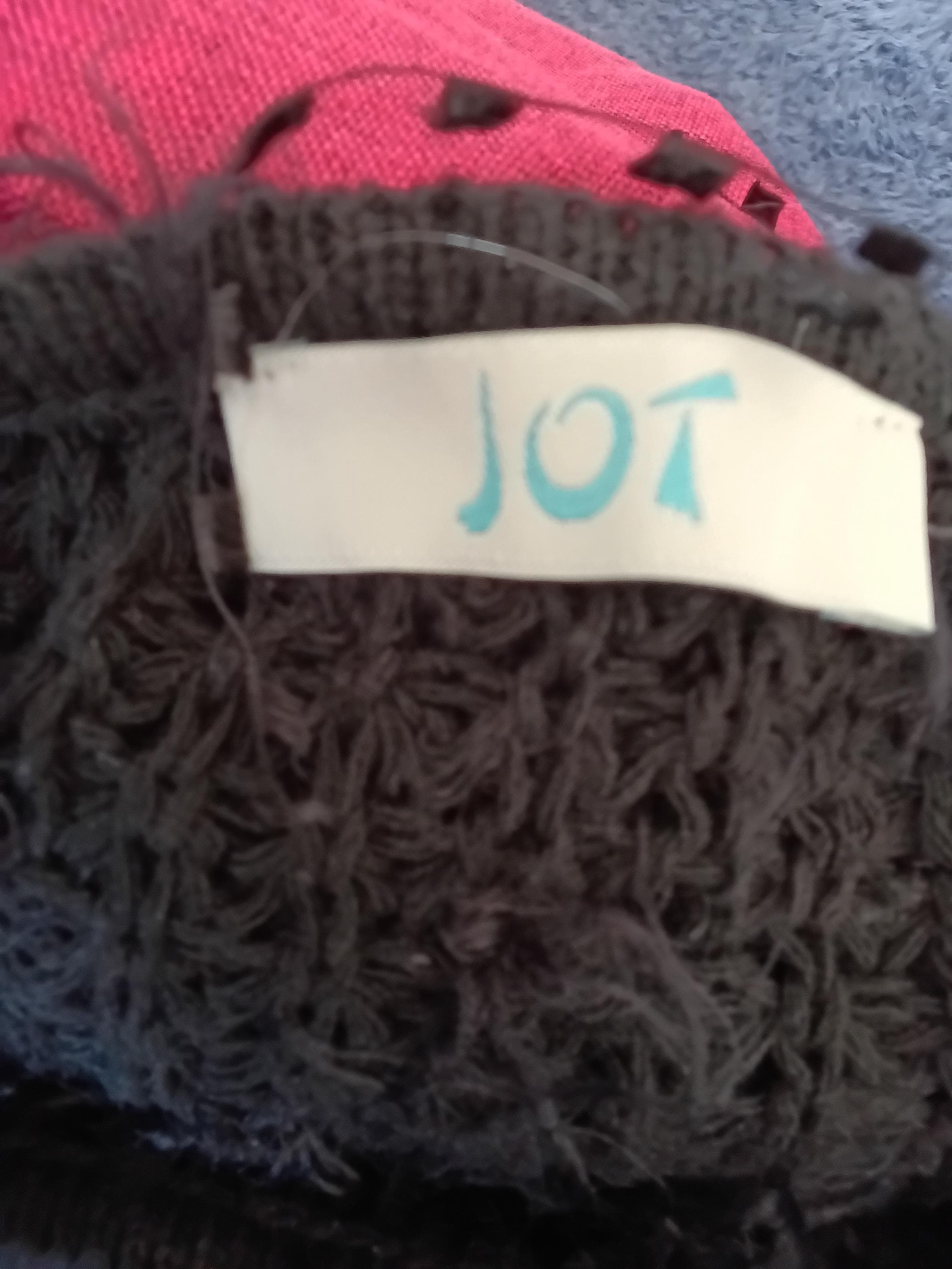 Pull Vintage Noir Frangé Années 70 — Style Bohème — Taille Unique