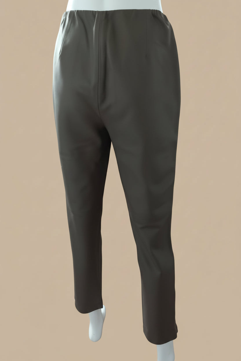 Alba Moda Leggings aus Lammnappa taupe — Größe 36 FR