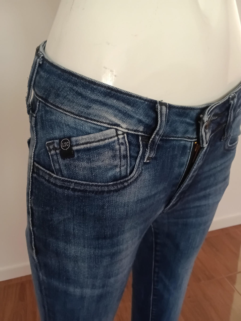 Jean Skinny Vintage Le Temps des Cerises — Denim Extensible — Taille 25