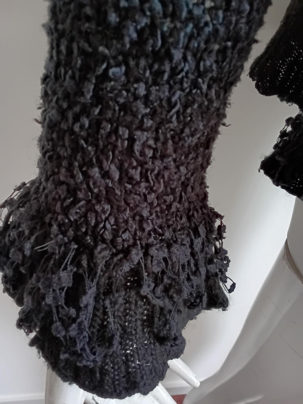 Vintage Gilet sophistiqué noir — Taille 36/38 FR