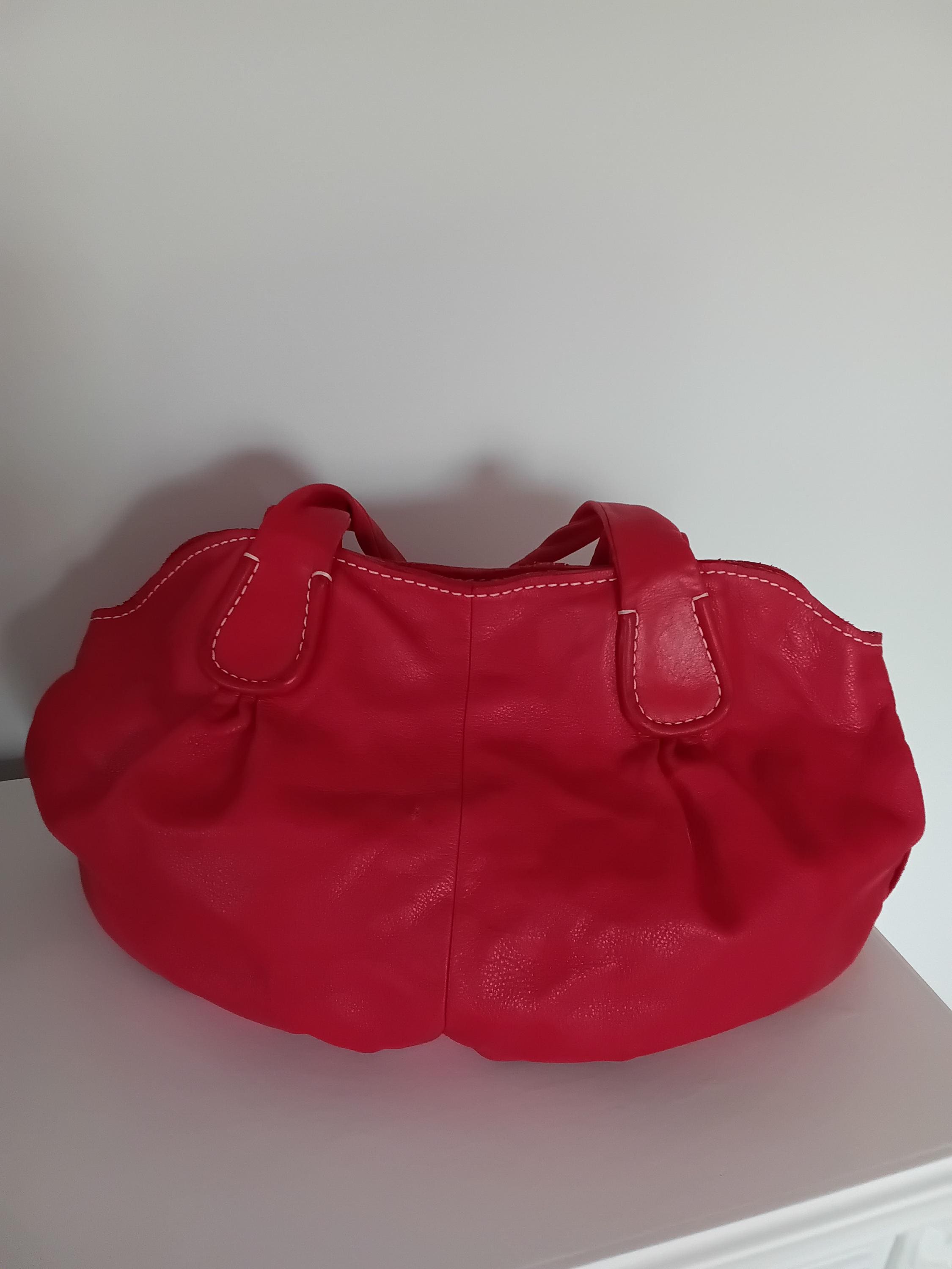 Sac Cabas Silvio Tossi — Marque Suisse, Savoir-Faire Artisanal Italien — Cuir Rouge