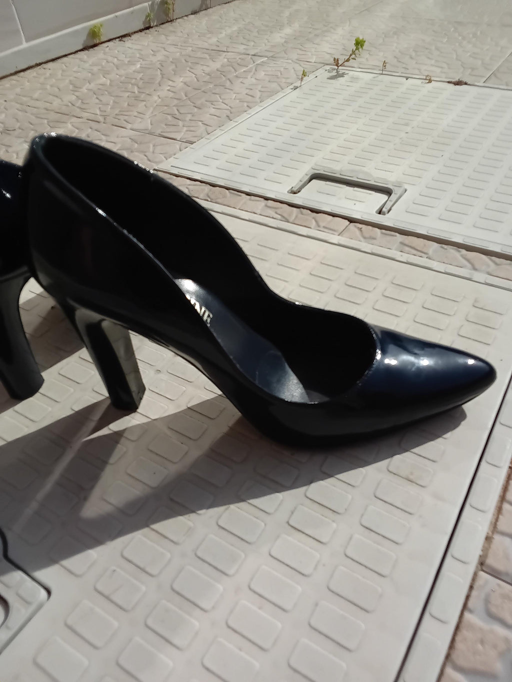 Vintage Escarpins vernis en cuir