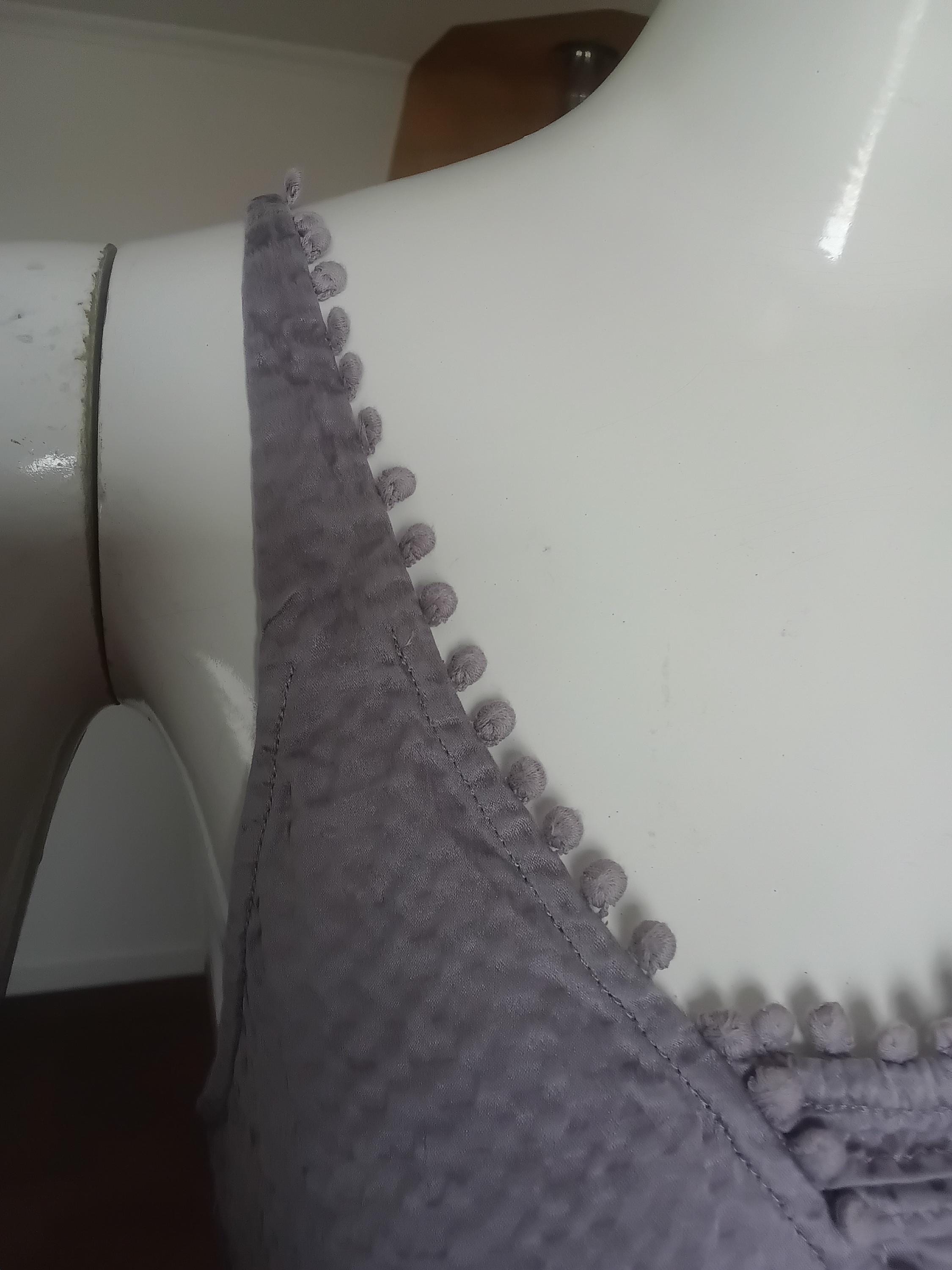 Vintage Robe en soie Lilas gris irisé des années 2000 — Taille 36 FR
