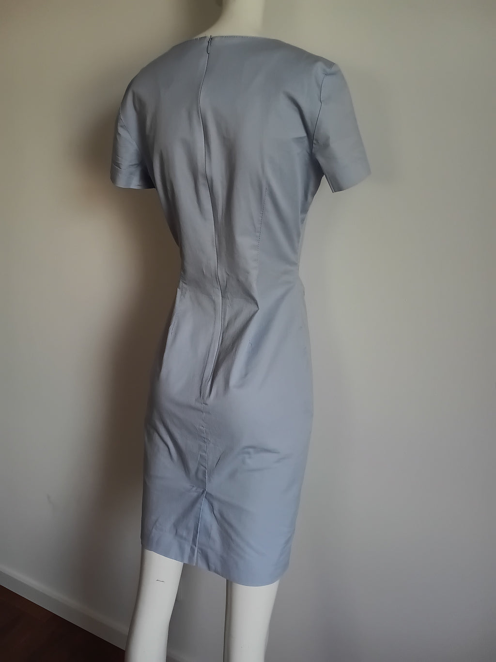 Robe Cocktail Bleu Clair – Madeleine