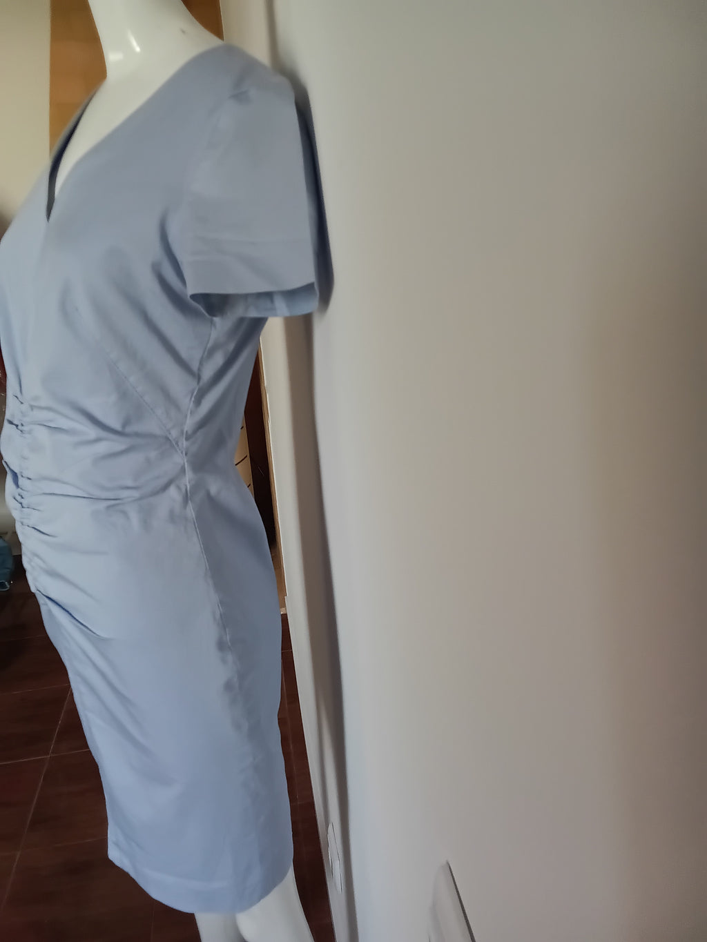 Robe Cocktail Bleu Clair – Madeleine