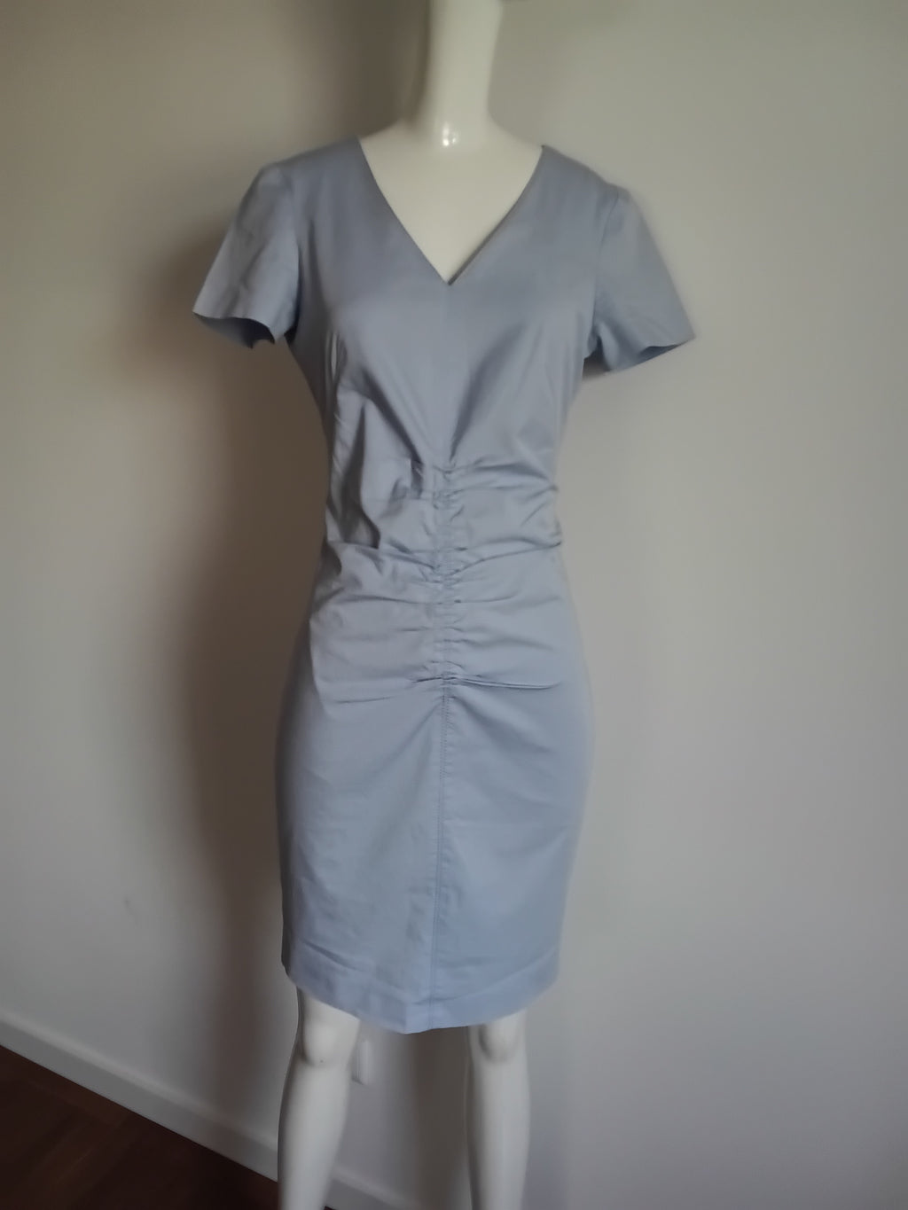 Robe Cocktail Bleu Clair – Madeleine