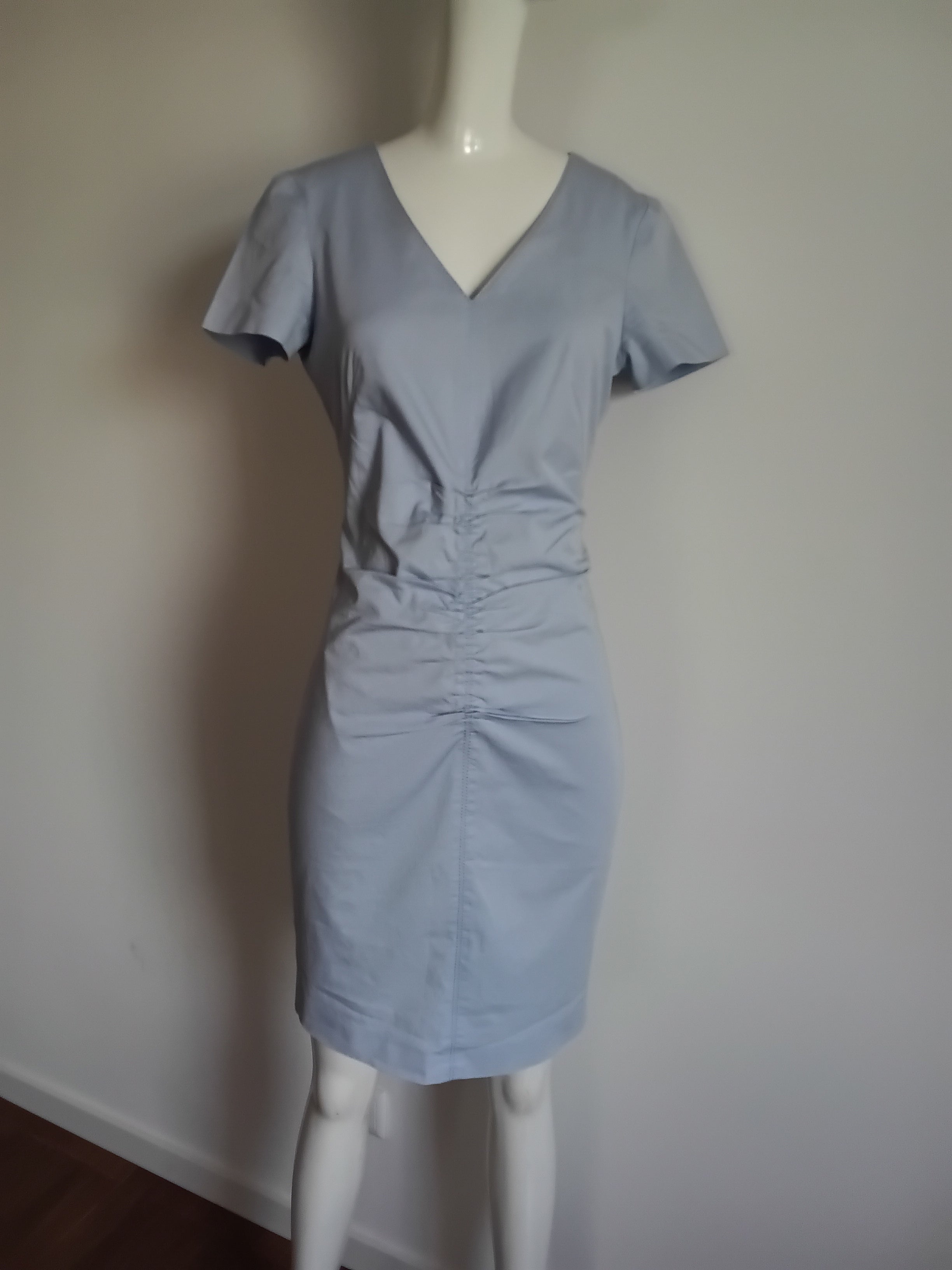 Robe Cocktail Bleu Clair – Madeleine