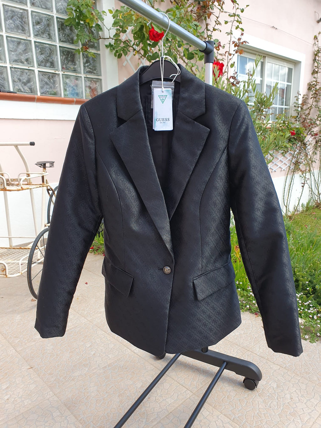 Blazer Guess Monogramme Noir — Taille XS