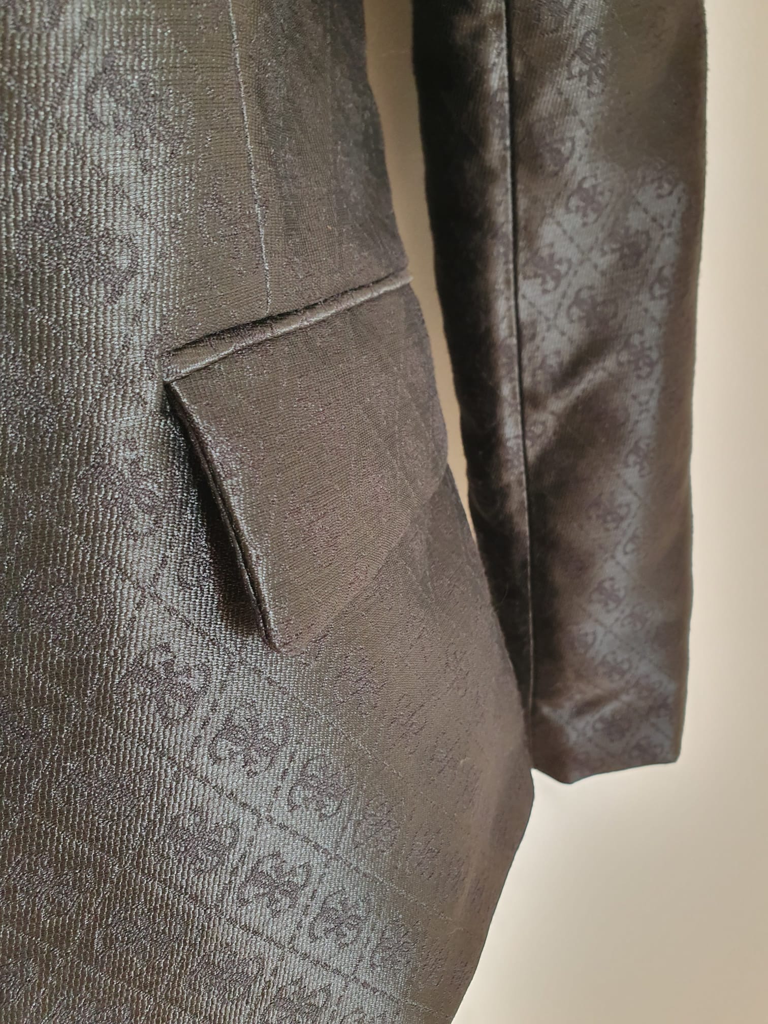 Blazer Guess Monogramme Noir — Taille XS