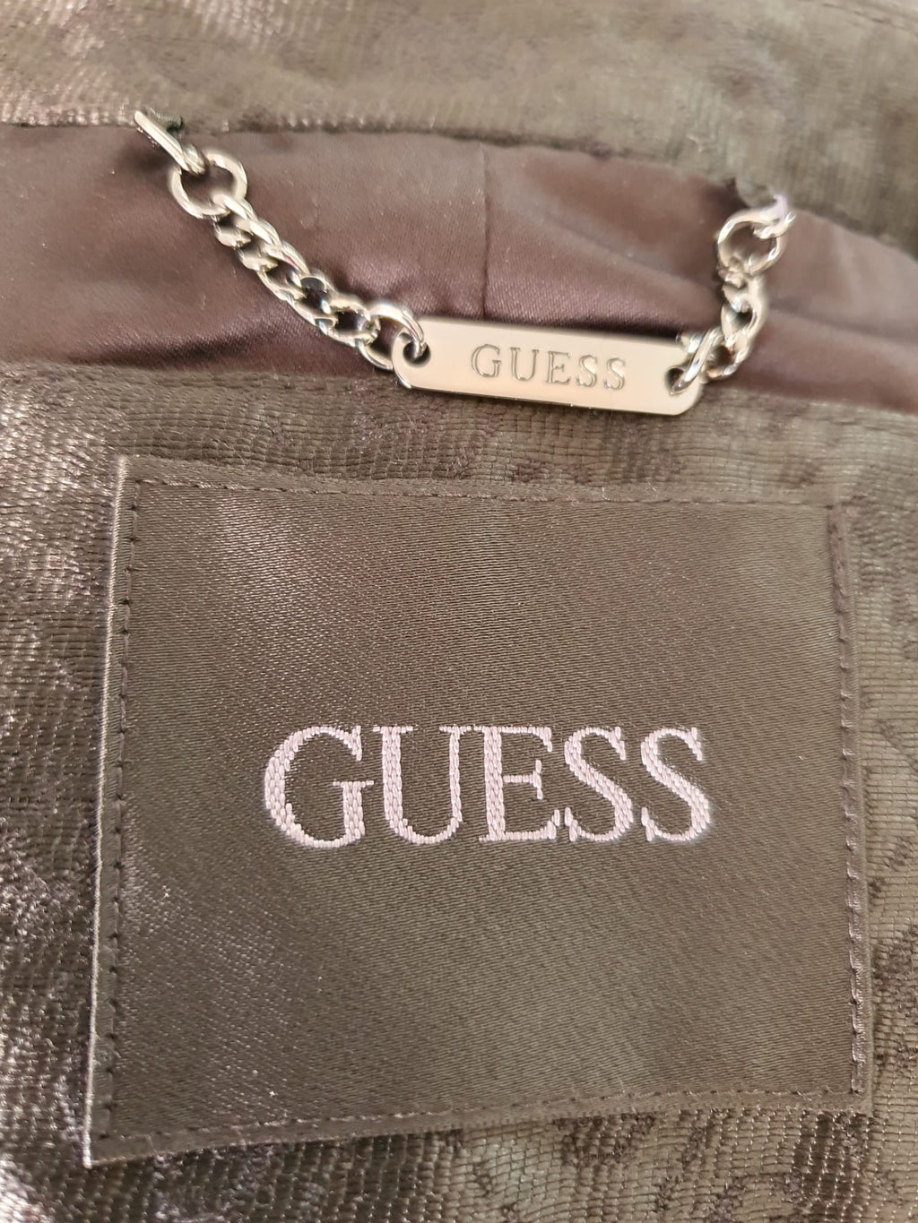 Blazer Guess Monogramme Noir — Taille XS