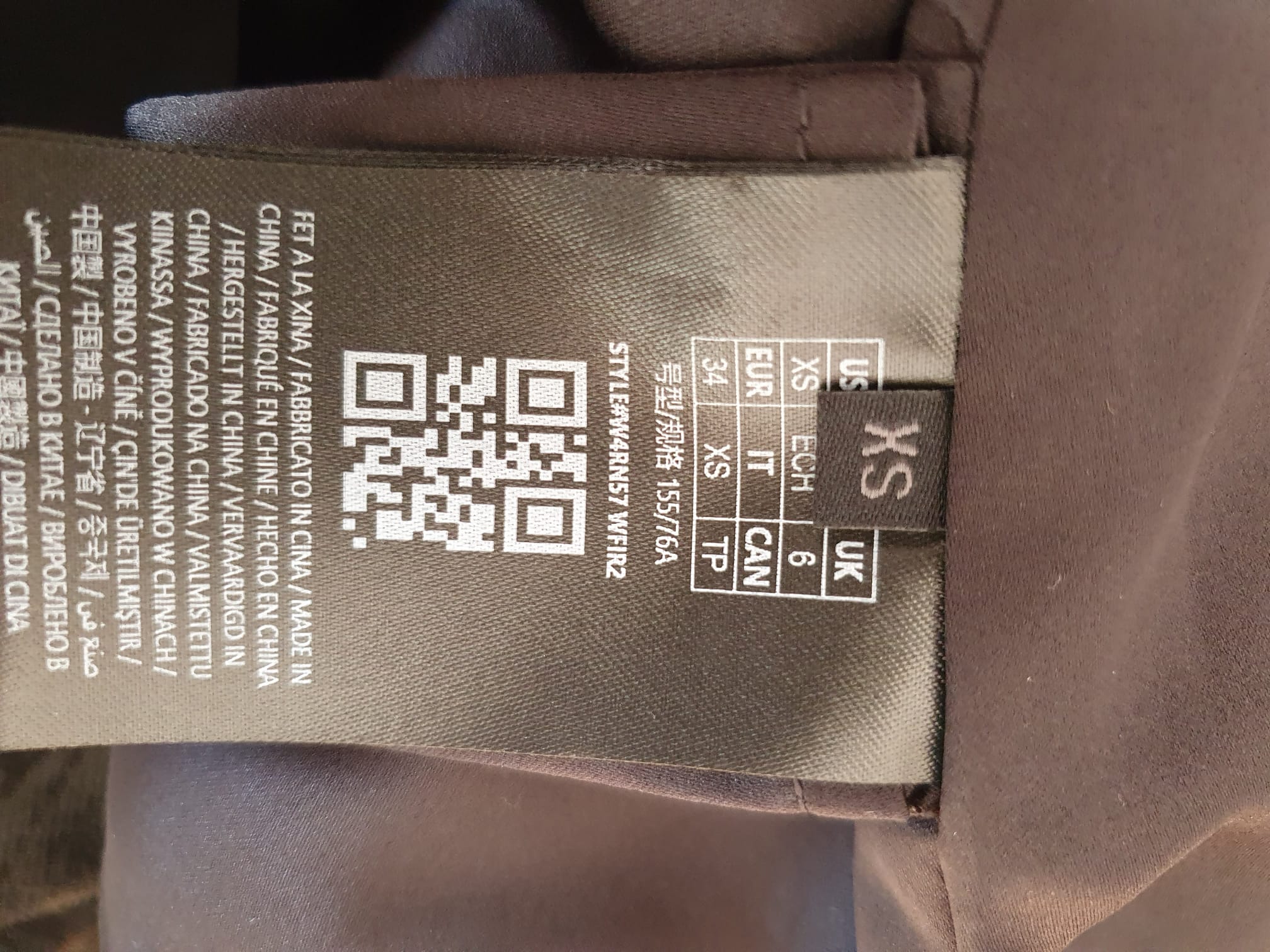 Blazer Guess Monogramme Noir — Taille XS