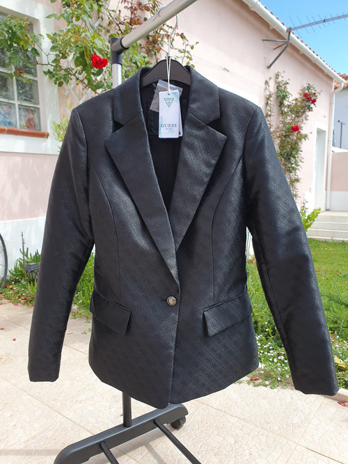 Blazer Guess Monogramme Noir — Taille XS