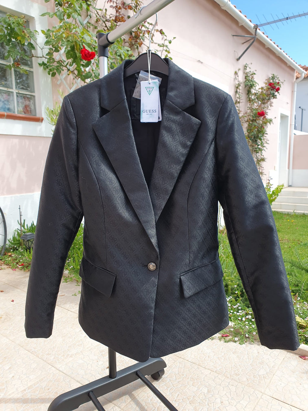 Blazer Guess Monogramme Noir — Taille XS