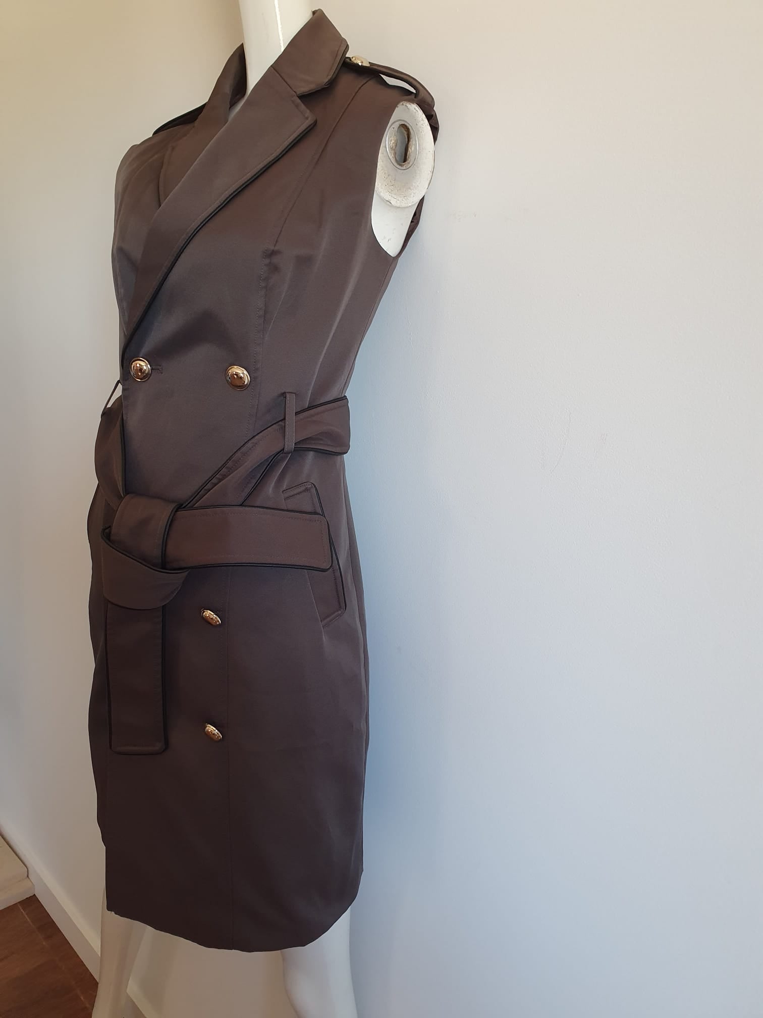 Robe Sans Manches Morgan de Toi — Chocolat — Taille 34