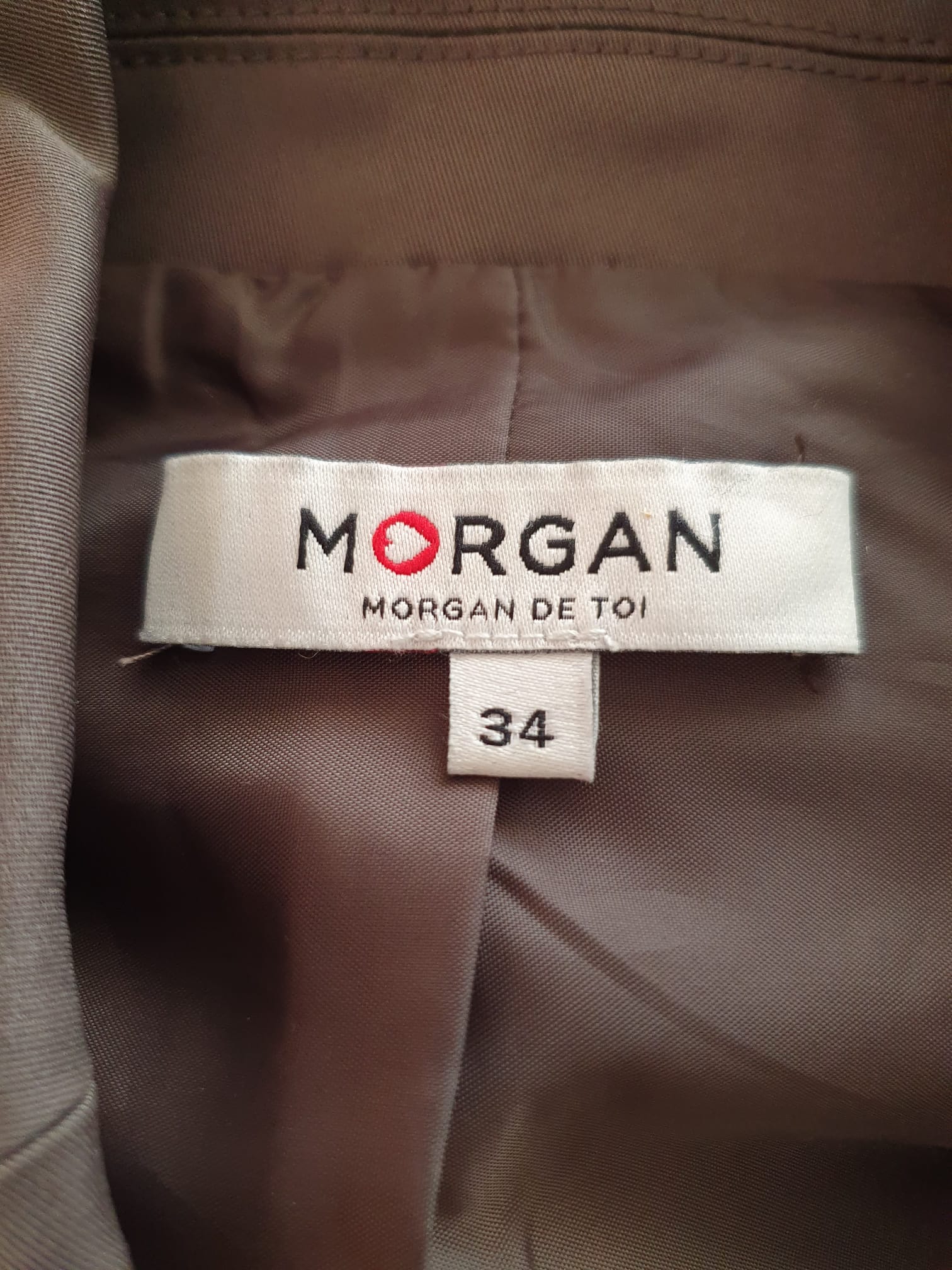Robe Sans Manches Morgan de Toi — Chocolat — Taille 34