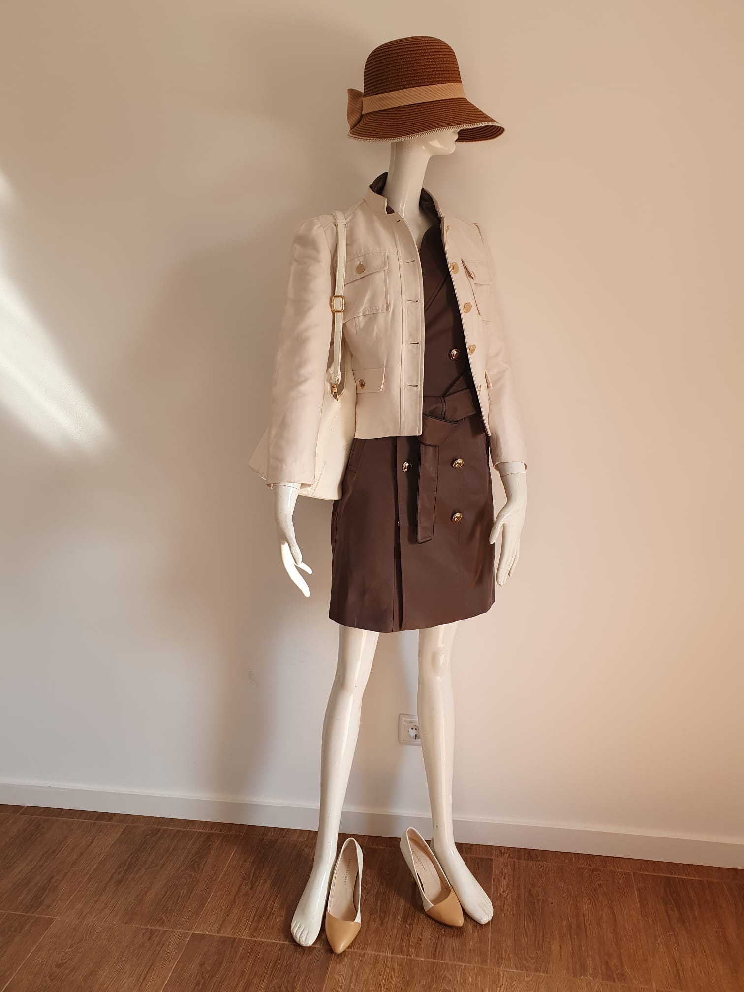 Robe Sans Manches Morgan de Toi — Chocolat — Taille 34