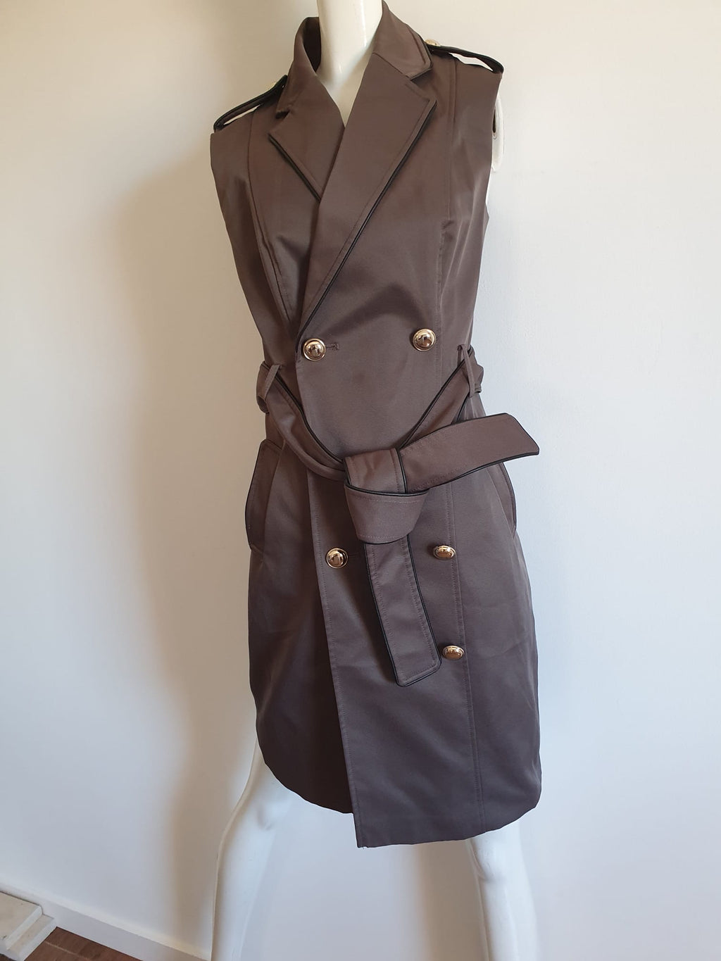 Robe Sans Manches Morgan de Toi — Chocolat — Taille 34