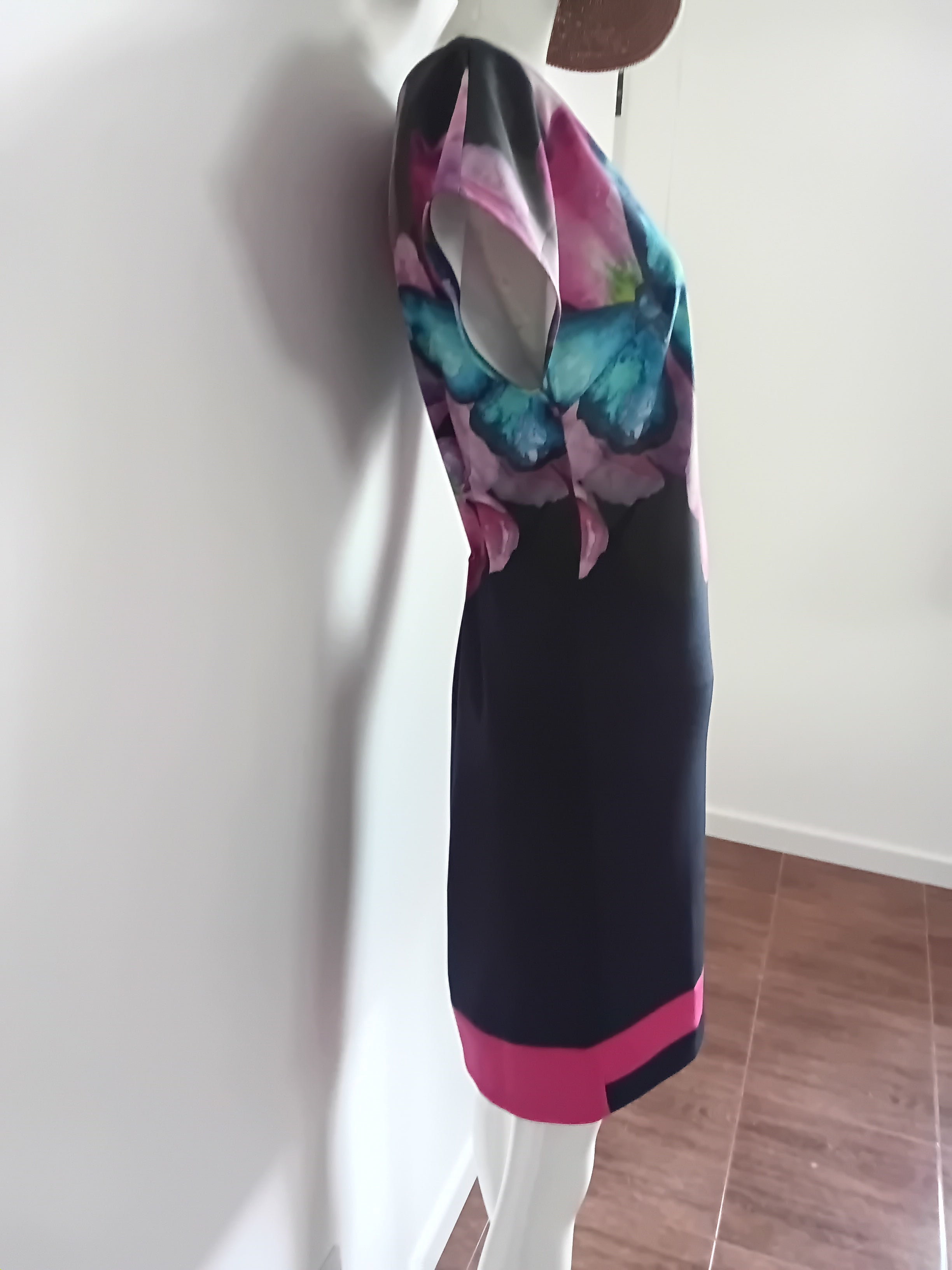 Robe Imprimé Papillons & Fleurs BCP — Taille 38 FR