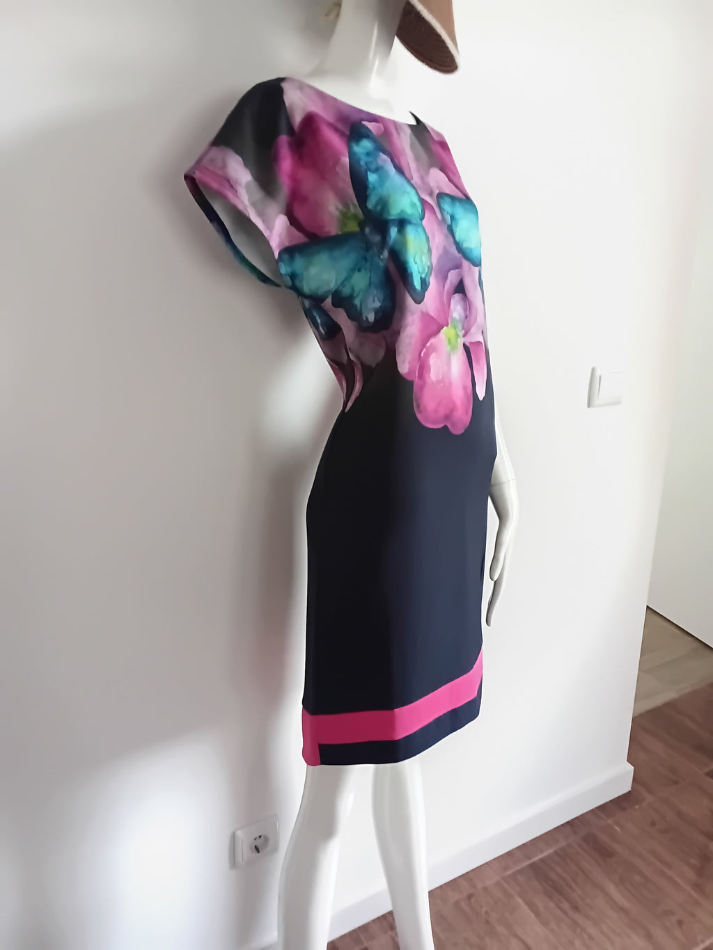 Robe Imprimé Papillons & Fleurs BCP — Taille 38 FR