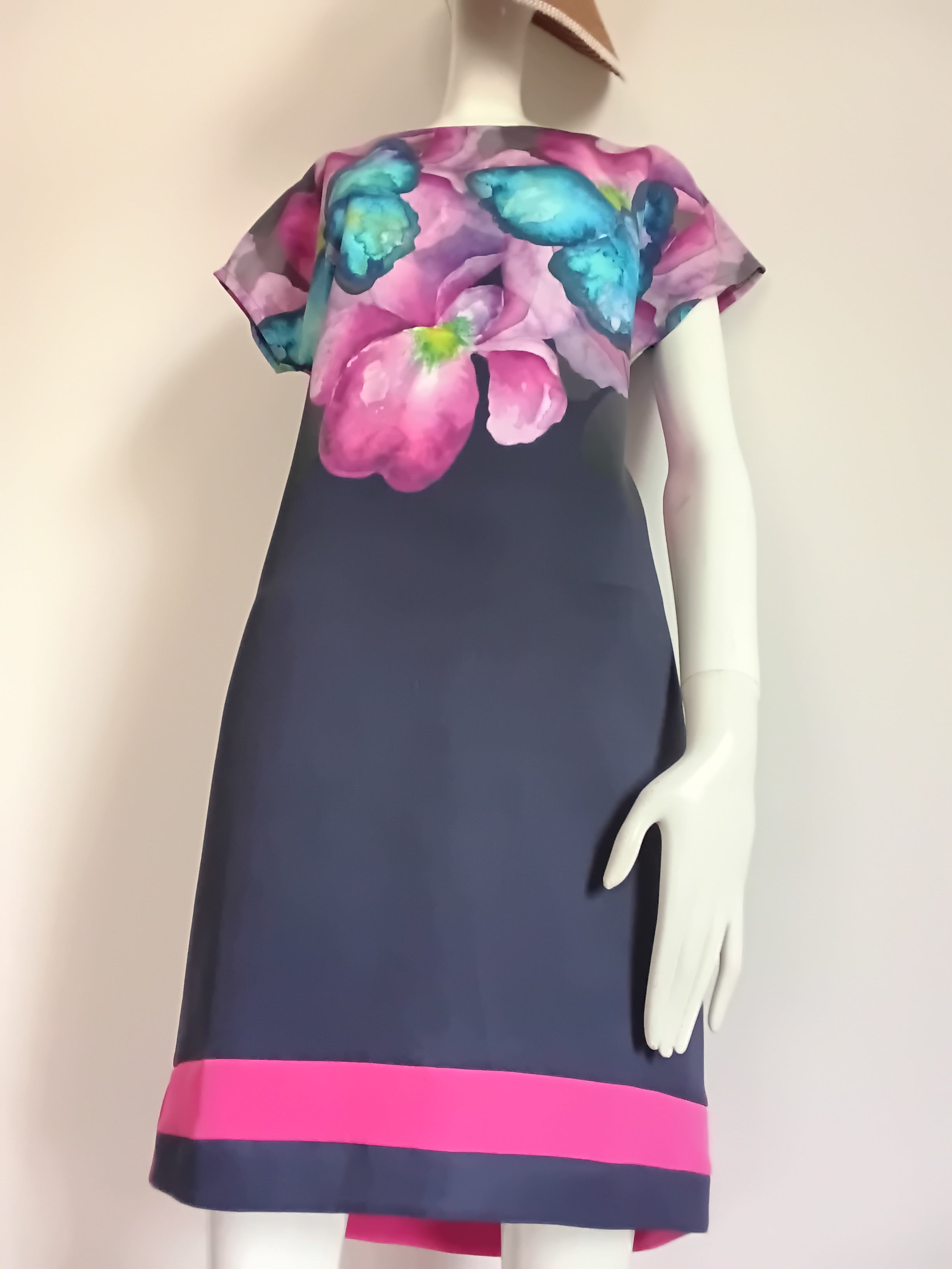 Robe Imprimé Papillons & Fleurs BCP — Taille 38 FR