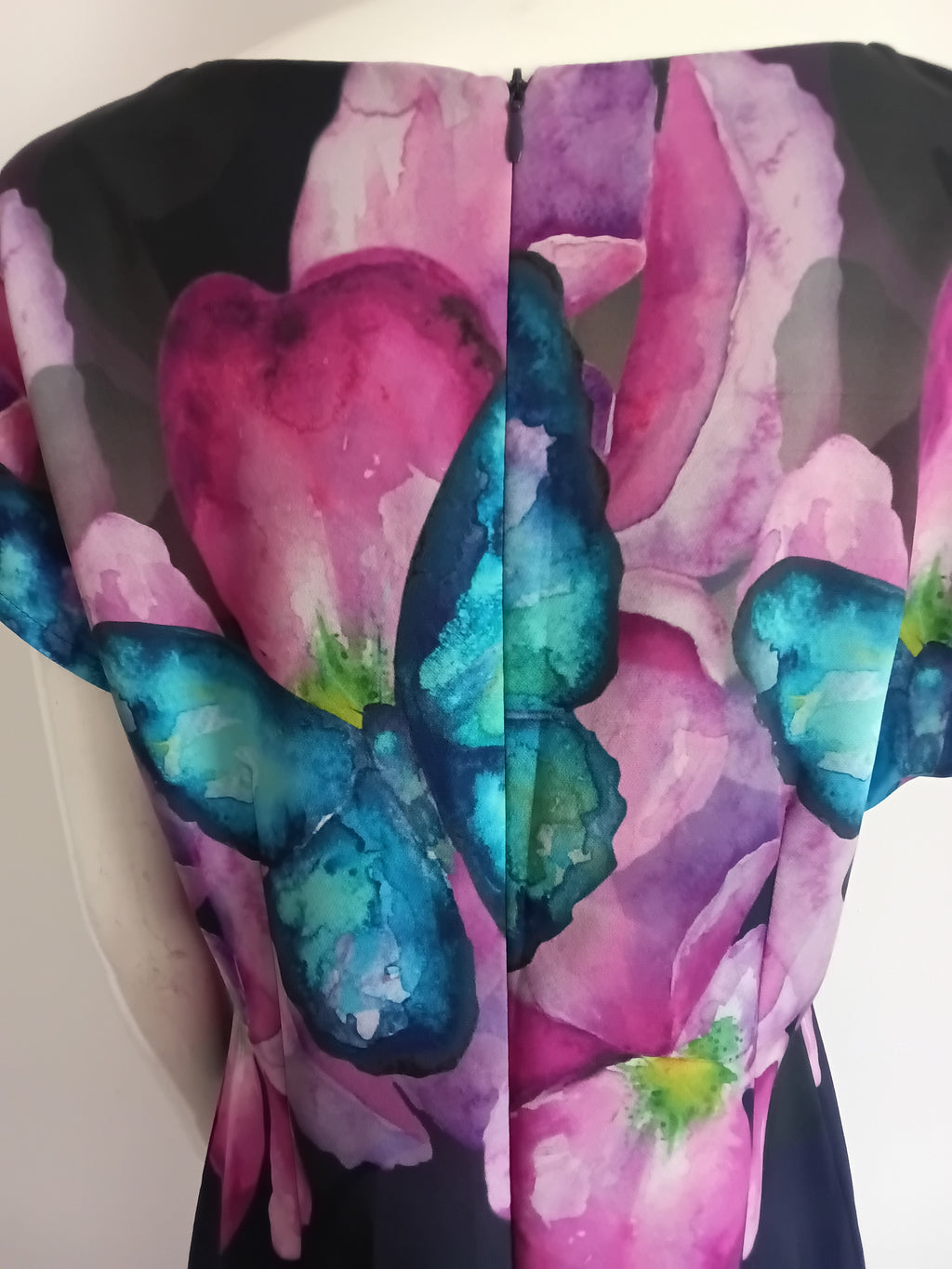 Robe Imprimé Papillons & Fleurs BCP — Taille 38 FR