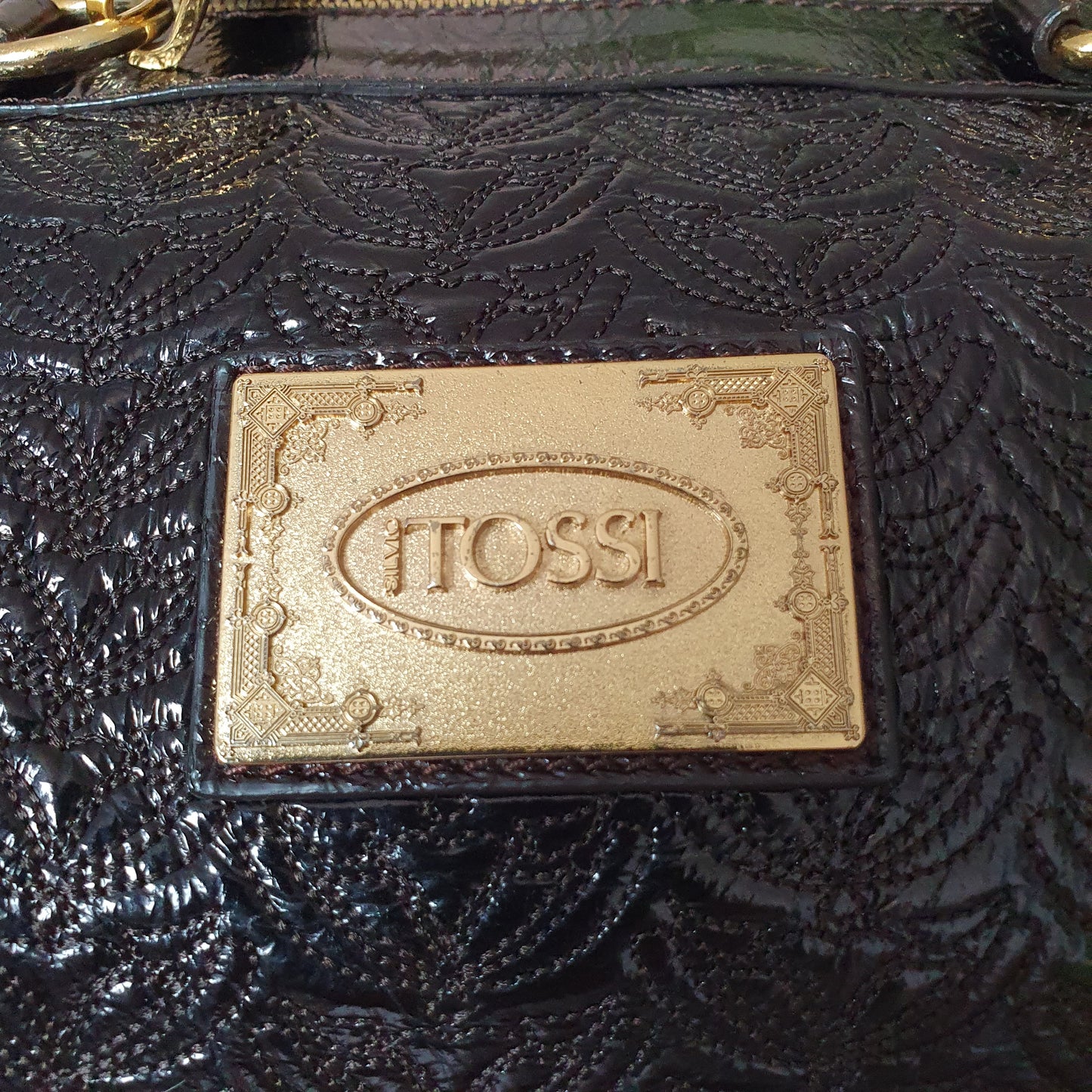 Sac bowling Silvio Tossi — plaque dorée signature maison