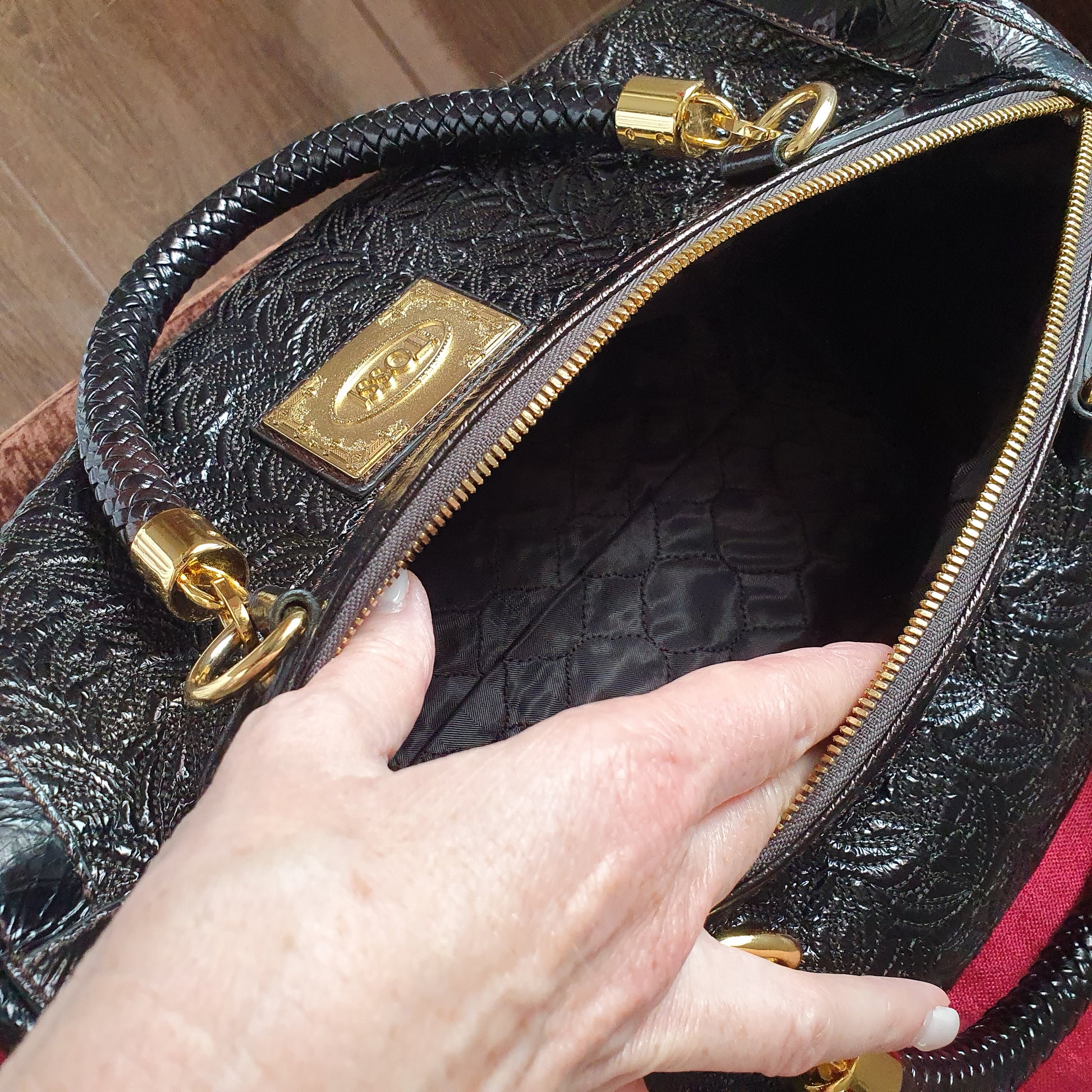 Sac bowling Silvio Tossi — ouverture fermeture éclair