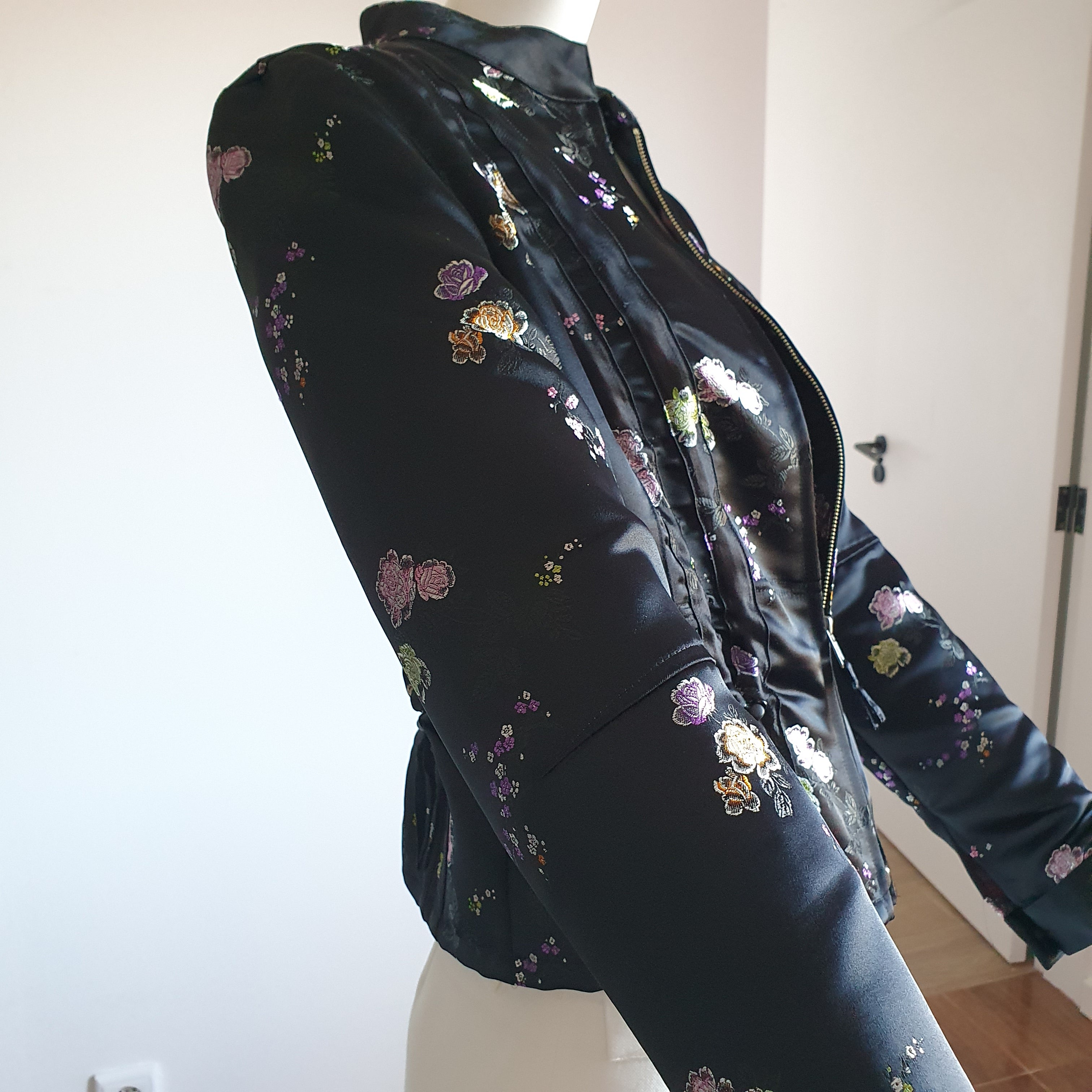 Veste kimono vintage - étiquette entretien Taille 2