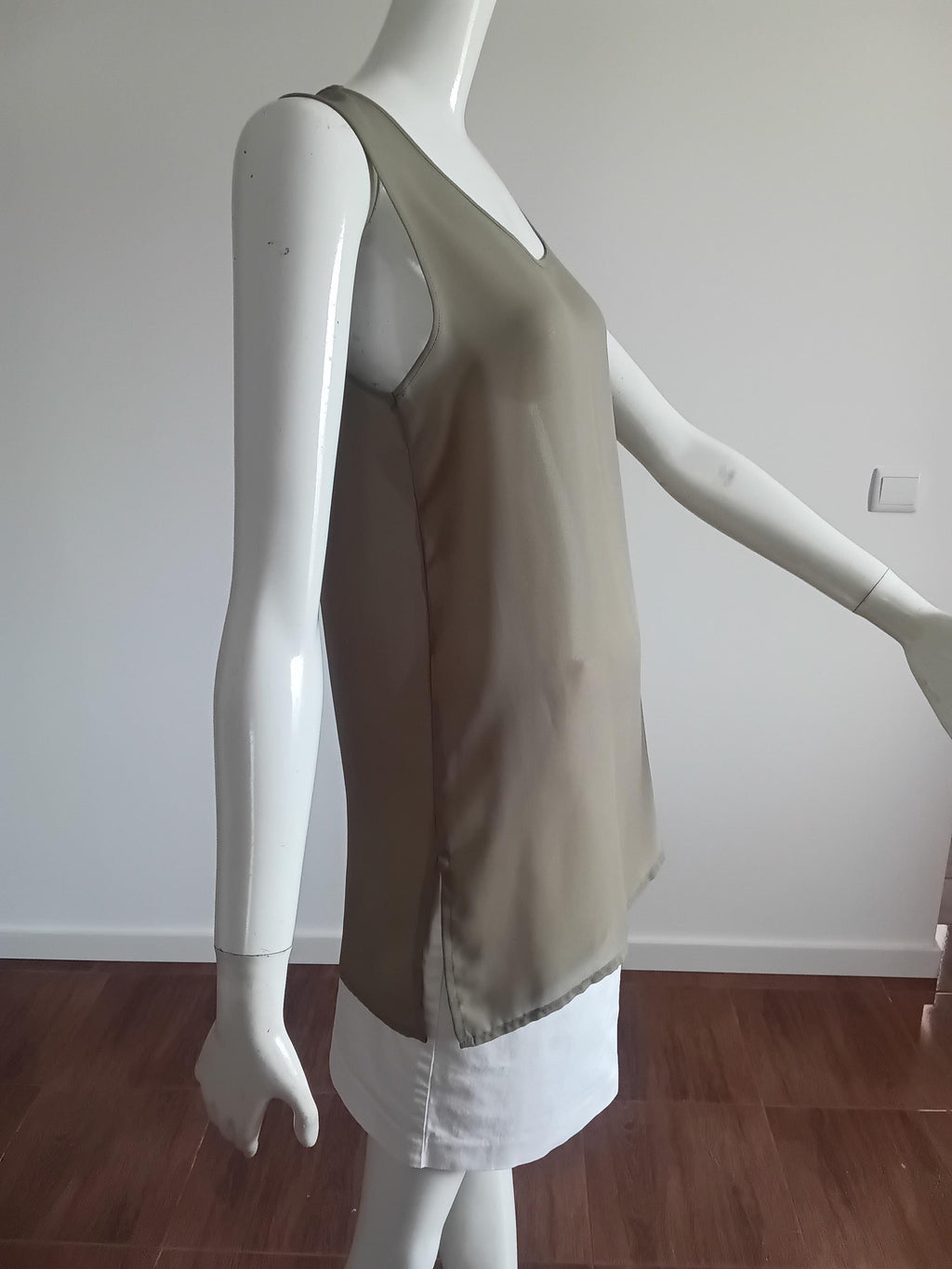 Vintage Ensemble 3 pièces Place Royale — Jupe, Débardeur & Gilet — Taille 38 FR