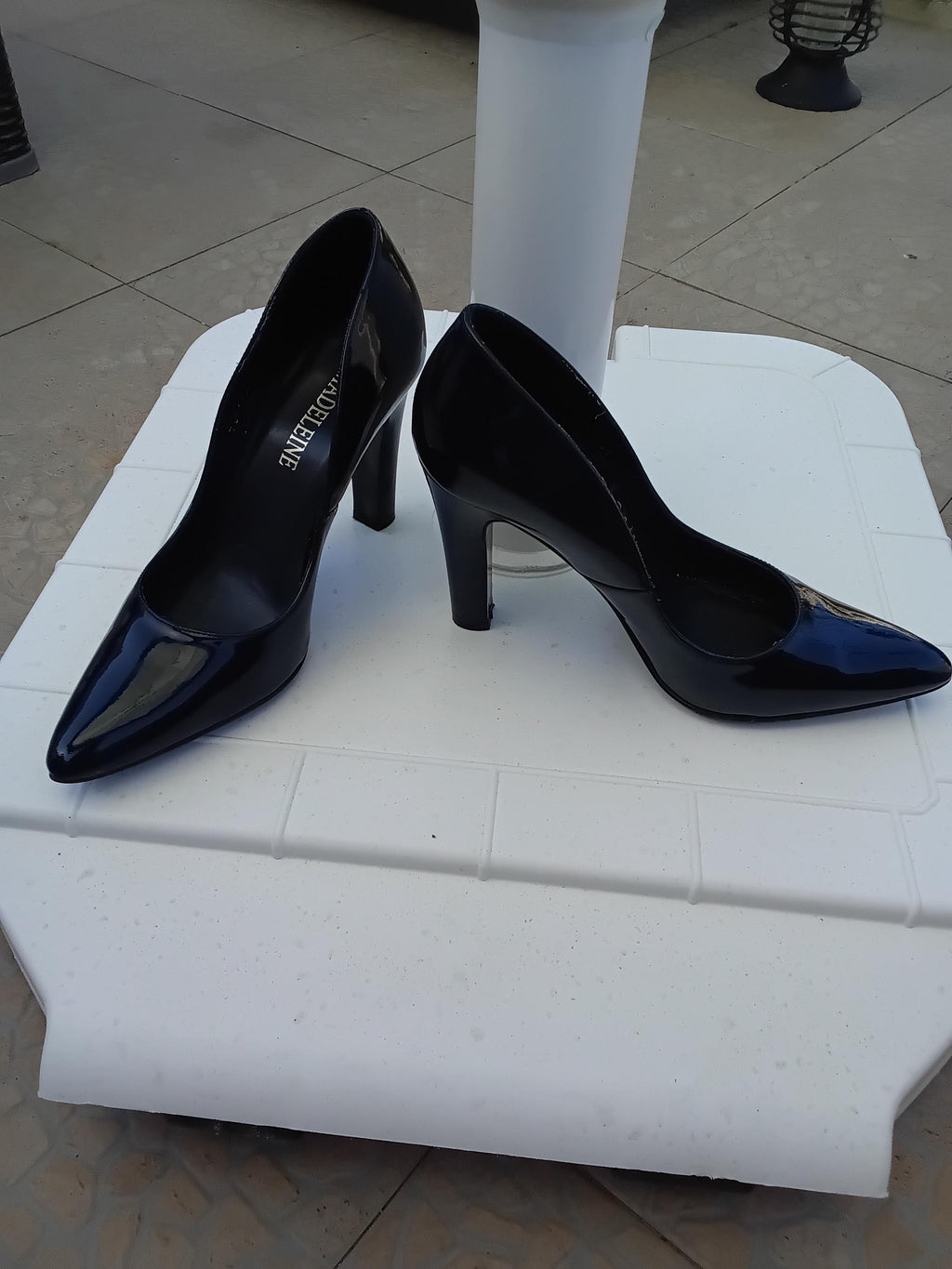 Vintage Escarpins vernis en cuir