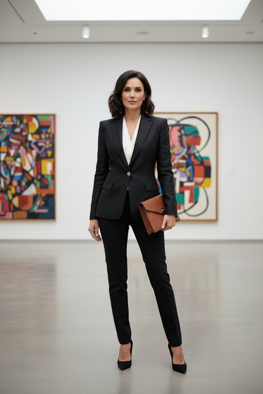 Blazer GUESS Noir — mise en situation