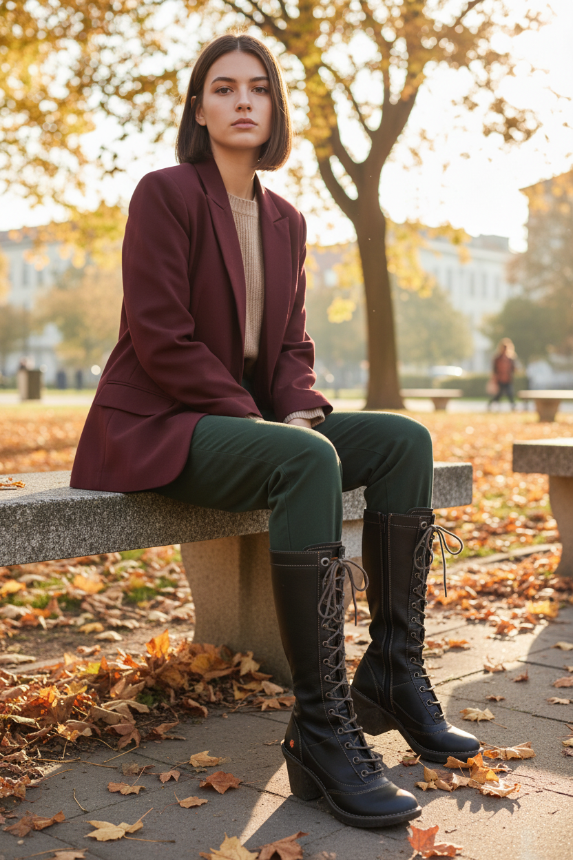 Bottes Art mi-mollet — Parc urbain