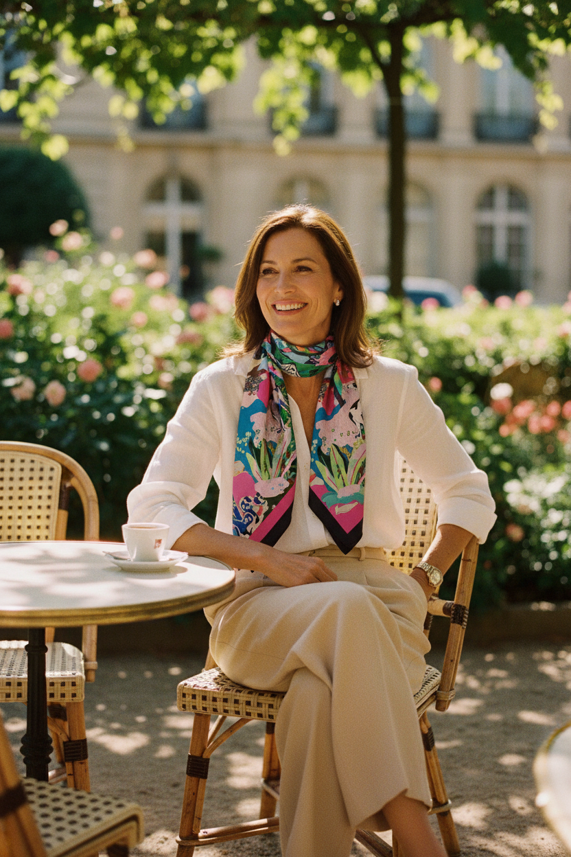Carré Hermès En Liberté — mise en situation