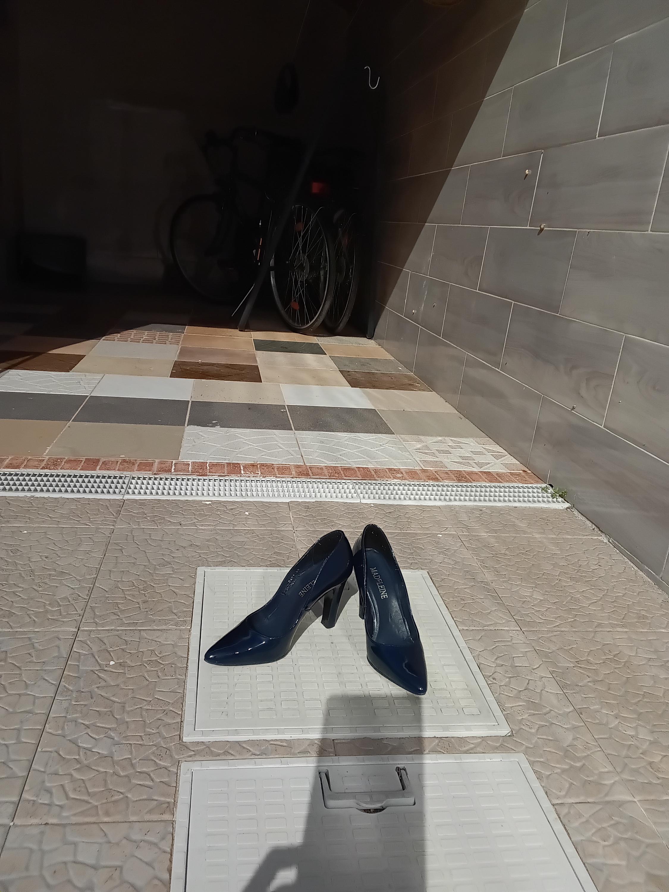 Vintage Escarpins vernis en cuir