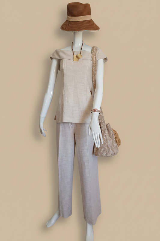 Ensemble Zara fond beige