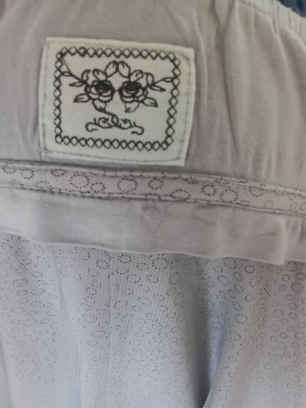 Robe Vintage Années 2000 Rayonne & Tulle Gris — Style Soirée — Taille M